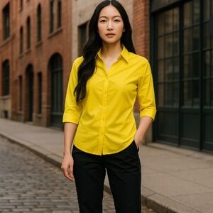 At Last Yellow Blouse